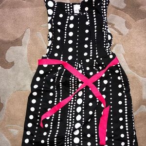 Motherhood maternity polka dot dress